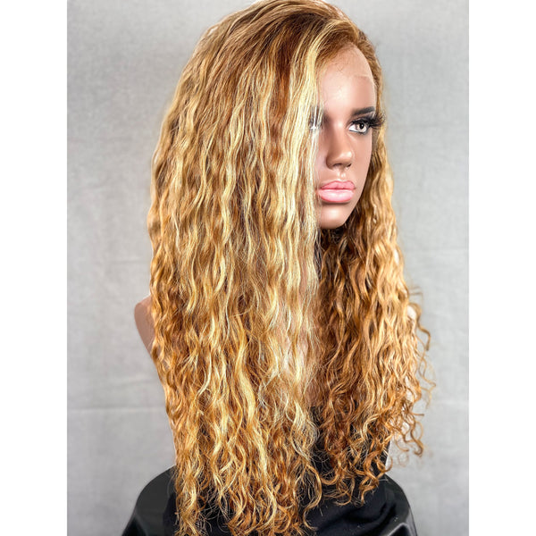 New Ultra Thin Lace Blonde 20in Wig - Kymm's Creations