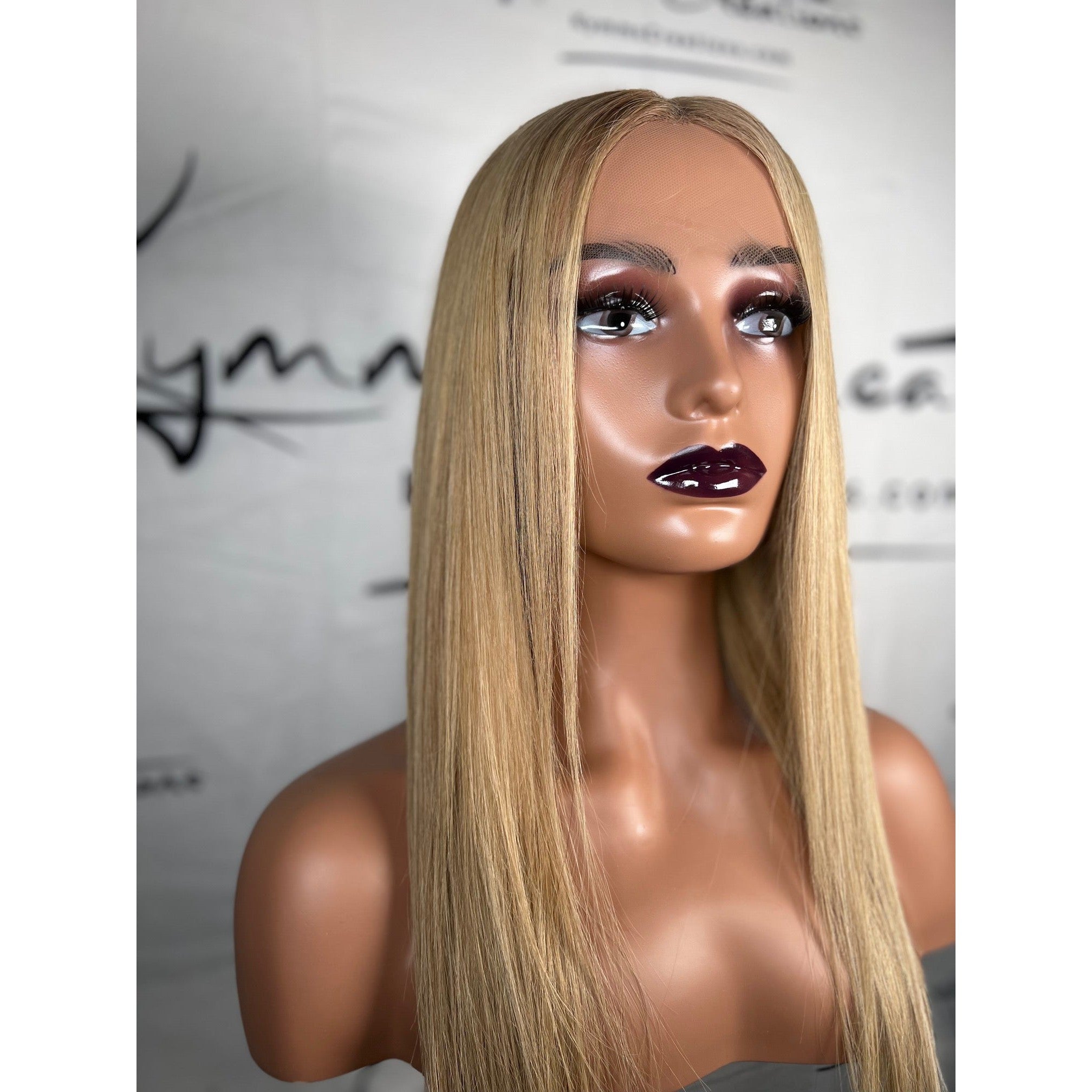 Ash Blonde 18in Full Ventilation Wig