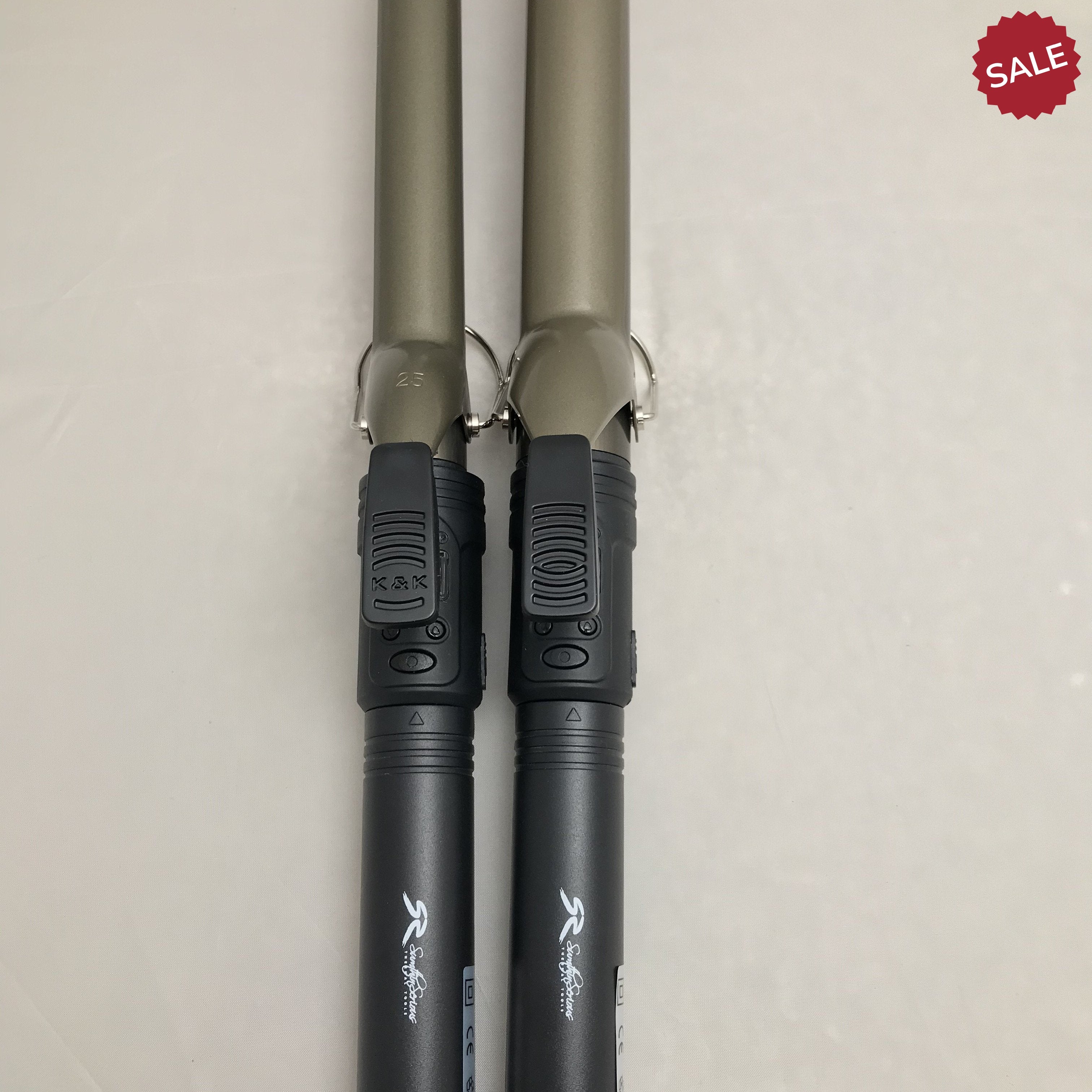 "SALE" Long Barrel Titanium Curling Irons