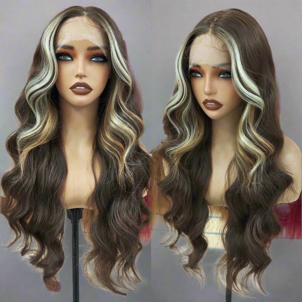 Simone  High Fiber Synthetic Wig 24in