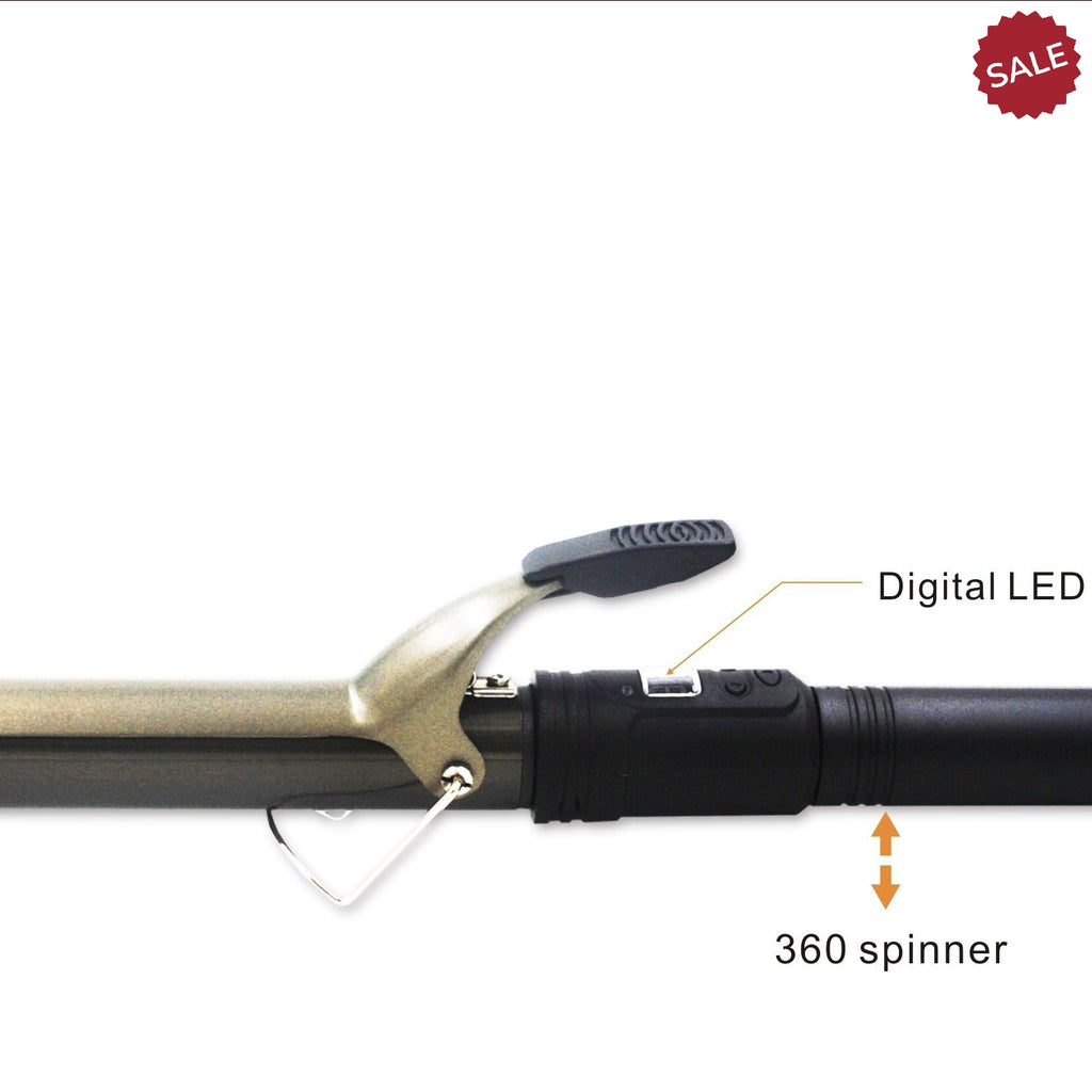"SALE" Long Barrel Titanium Curling Irons