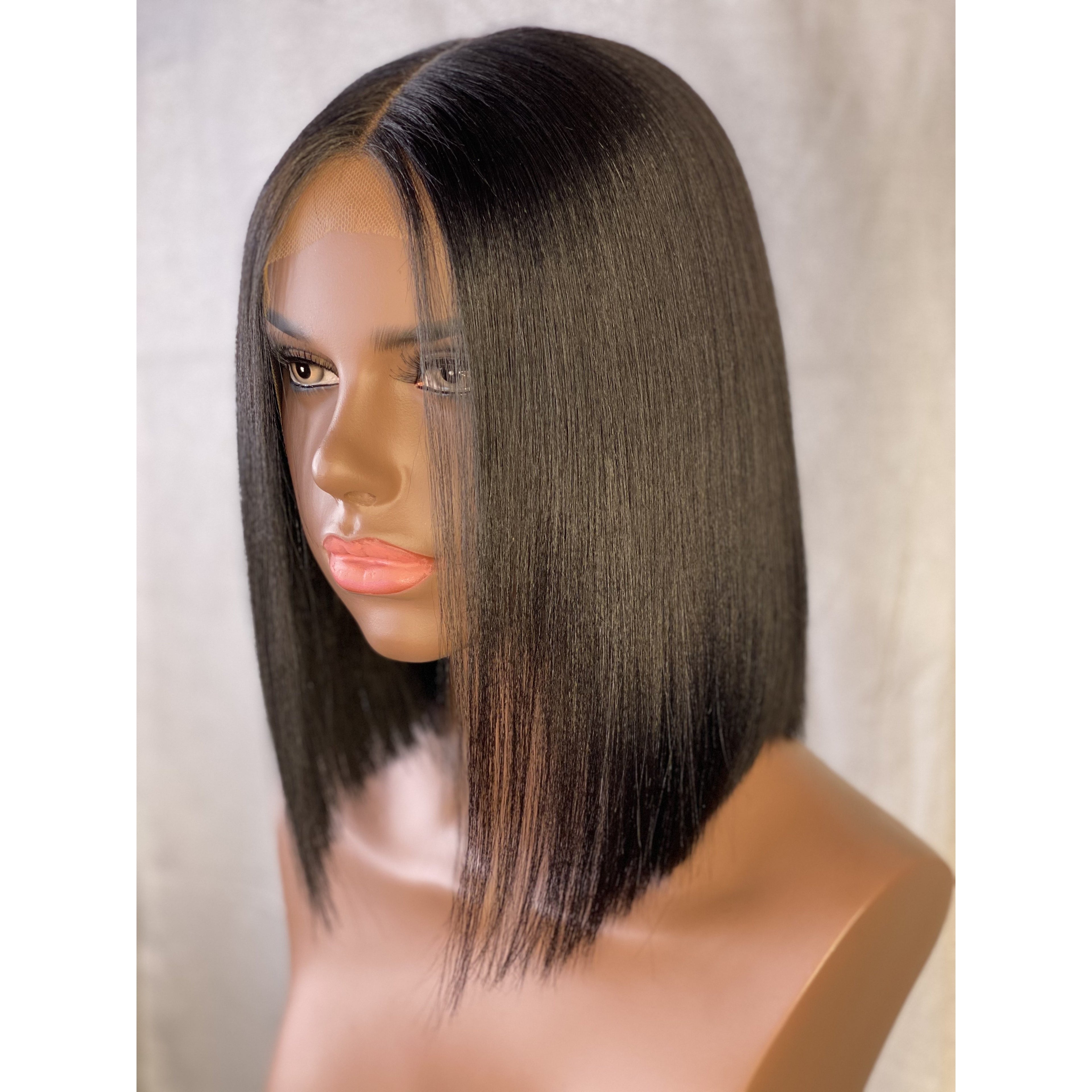 Ultra Thin Lace Straight Bob