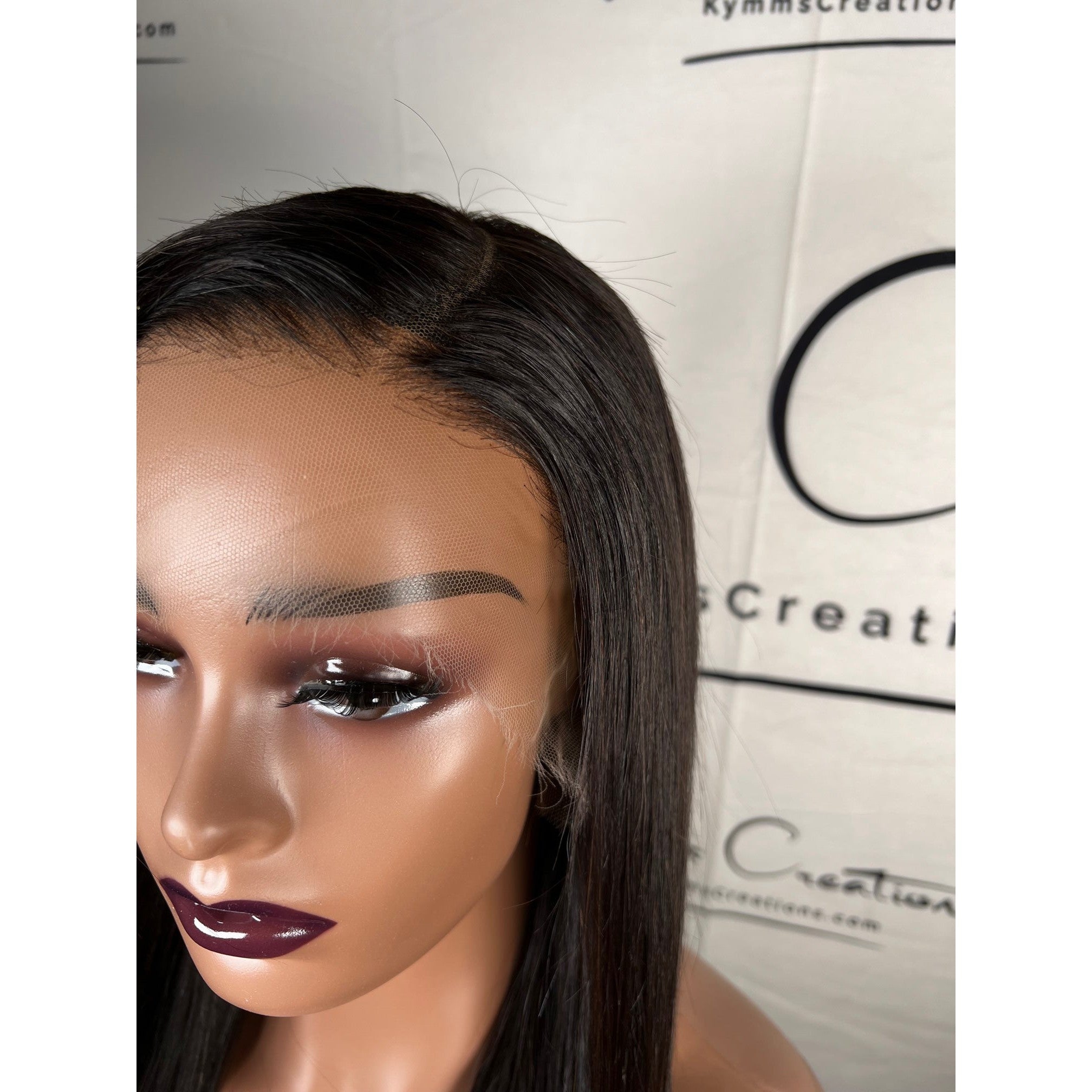 New Custom Ultra Thin Lace 22in Left Part wig