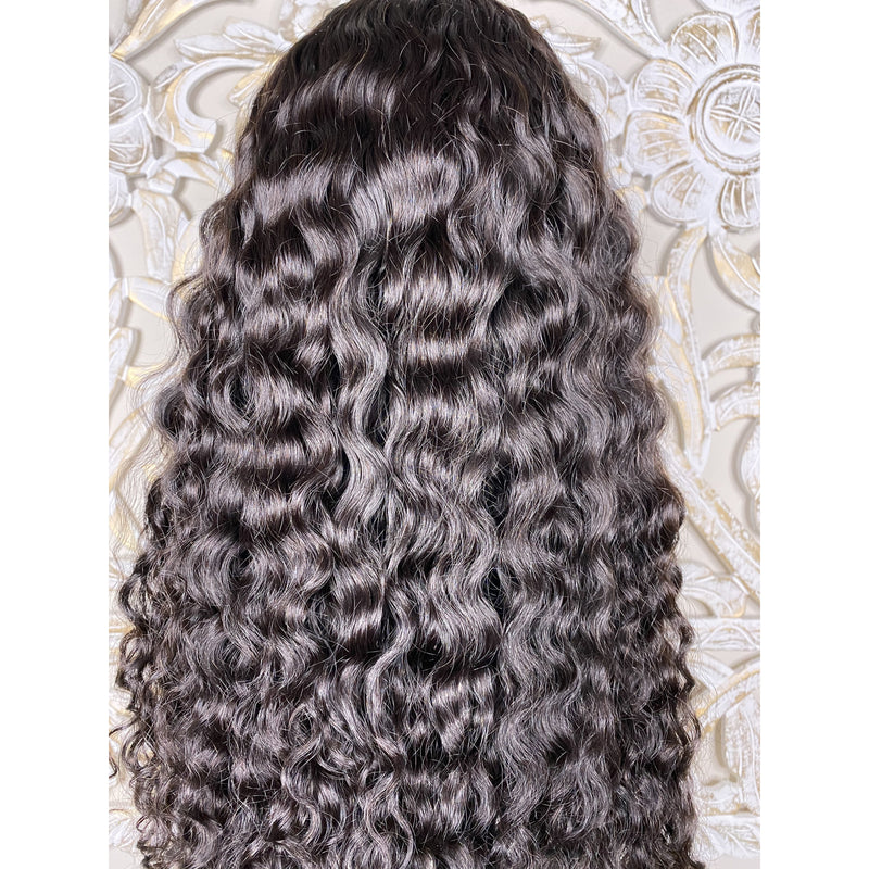 New Soft Wave/ Curly Custom Thin Lace Front Wig 22-24in