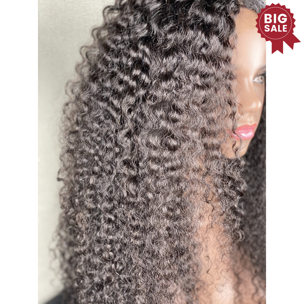 “Kiara” Ultra Thin  Lace Front Big Kinky Curly