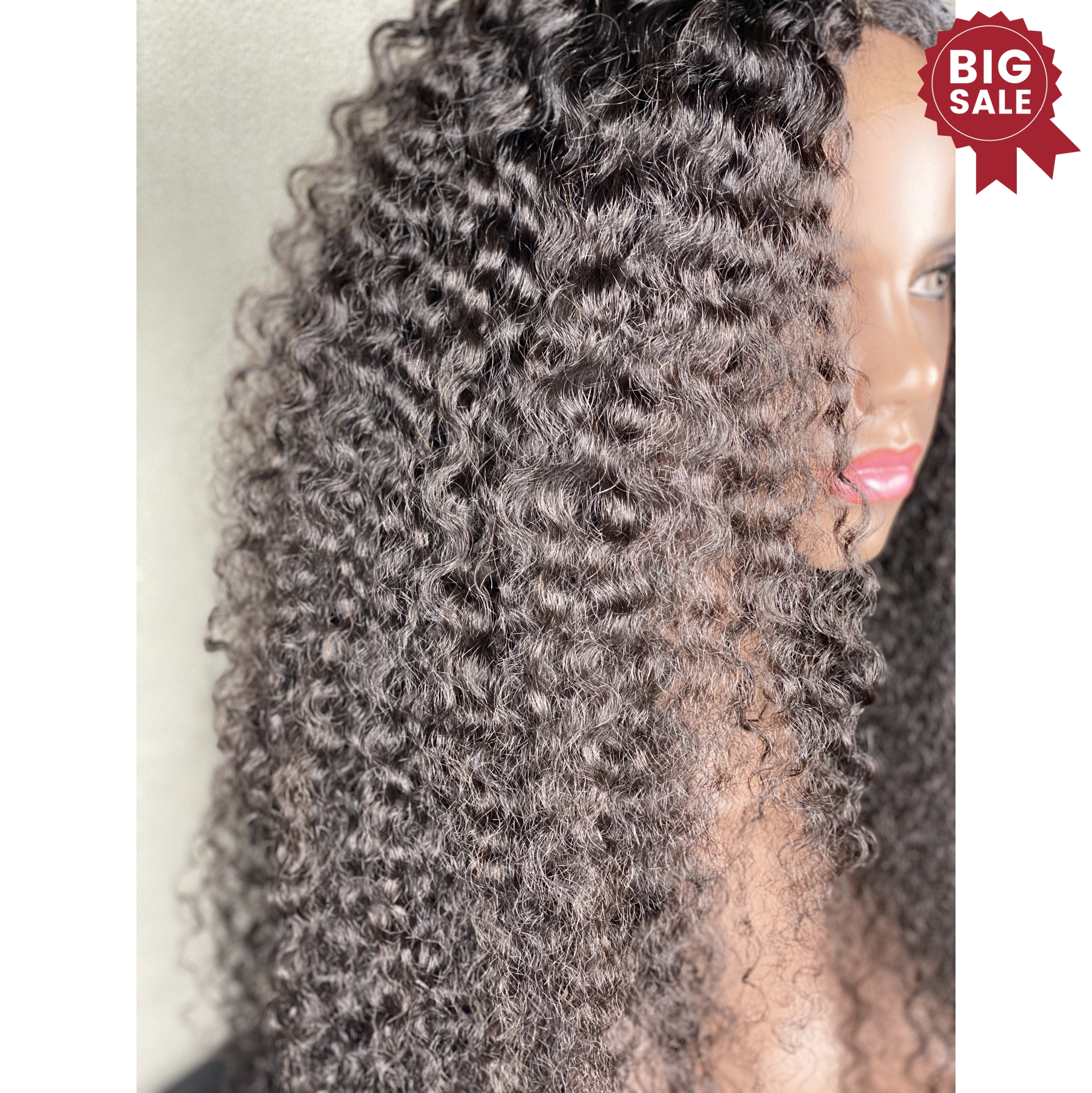 “Kiara” Ultra Thin  Lace Front Big Kinky Curly