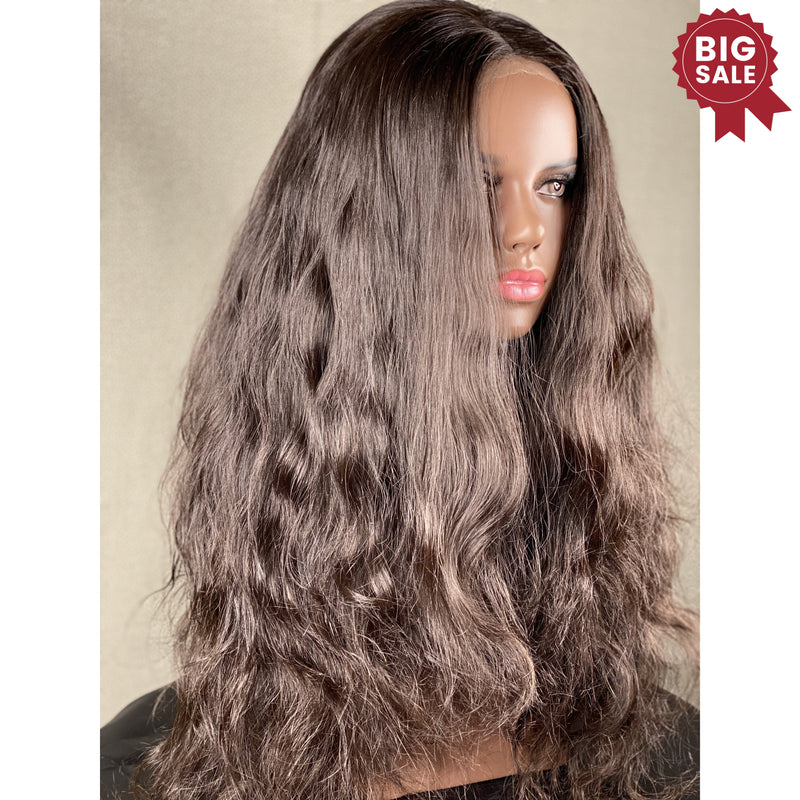 Ultra Thin Lace Front Indian Hair 23in